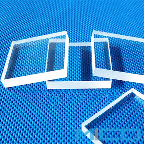 Small Square Clear Quartz Glass Plates