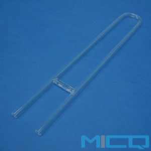 Polished Quartz U Tubing With Reinforcement Rod