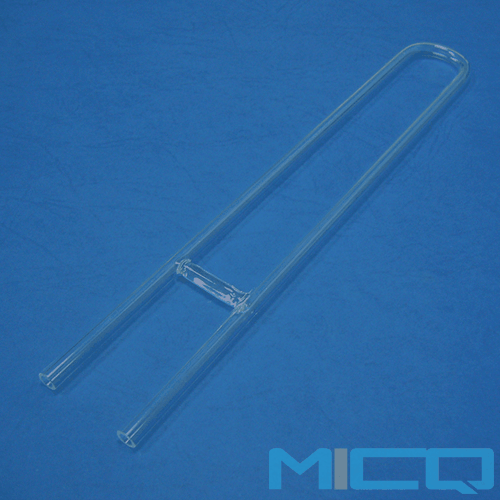 Polished Quartz U Tubing With Reinforcement Rod