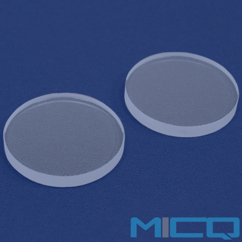 Polished Sapphire Quartz Round Plates