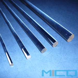 A Variety of Size High Fused Quartz Rods