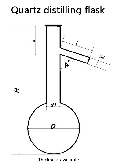 Quartz-Distilling-Flasks