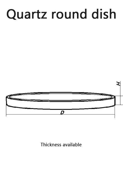 Mga Quartz-Round-Dishes