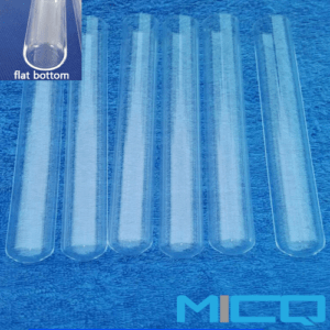 quartz-flat-round-test-tube
