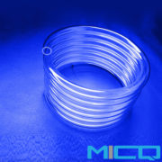 Изчистете спираловидни спирални тръби от кварцово стъкло за нагревател или лека обвивка
