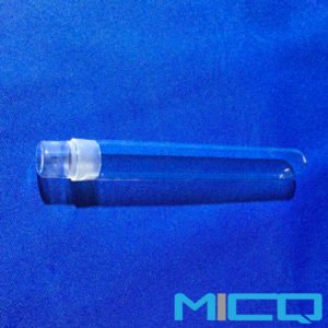 Quartz Test Tube with Standard Ground Taper Joints