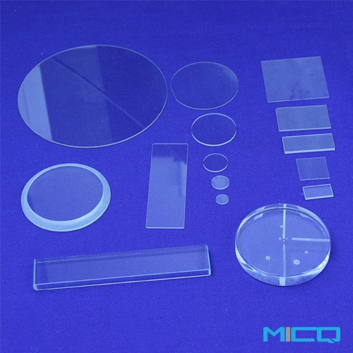 Quartz Glass Machined Plates CNC Machining Parts