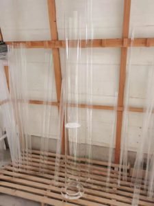 Fused Quartz Sintered Glass filter / Porous Glass Quartz Fitted Tube / Custom Sintered Glass Crucibles