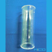 Dvojvrstvová tuba z číreho kremenného skla-1