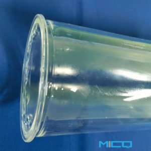 Clear Quartz Glass Double Layer Tube-2