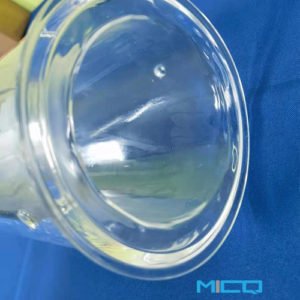 Clear Quartz Glass Double Layer Tube-3