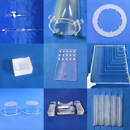 custom fused quartz glass parts products (2)