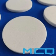 Lydyti kvarciniai fritai: akytasis sukepintas filtras: frituoto stiklo diskai