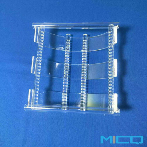 Quartz Wafer Boat : Glass Carrier : Quartz Holder 1