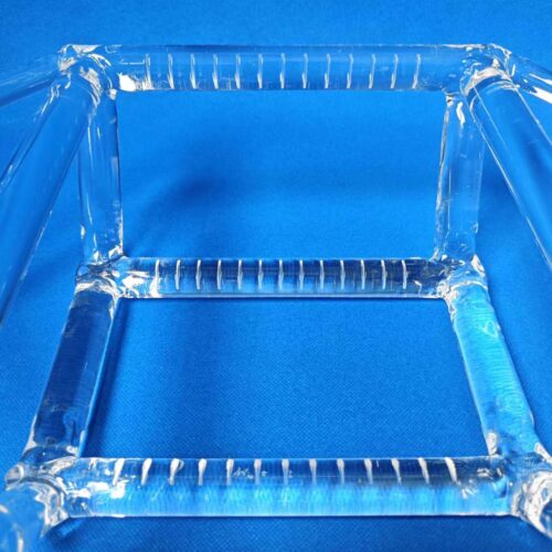 Quartz Wafer Boat / Long Quartz Carrier / Wafer Glass Holder with Two handles