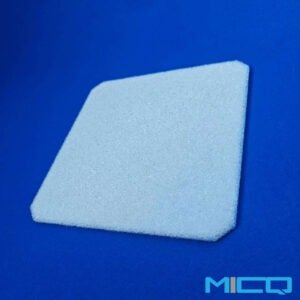 Large Size Square Quartz Frits / Rectangle Glass Sinters / Porous Fritted Plates with Corner Cut 3