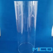 Dagko nga Quartz Round CylinderTank Anti-corrosion Quartz Container nga adunay Precision Drilling Holes 02