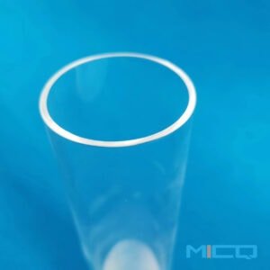 Fused Quartz Frit : Fritted Disc Welded to the End of Quartz Tube 2