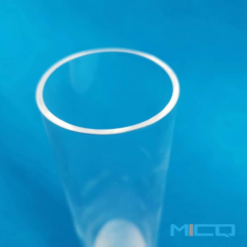 Fused Quartz Frit : Fritted Disc Welded to the End of Quartz Tube 2