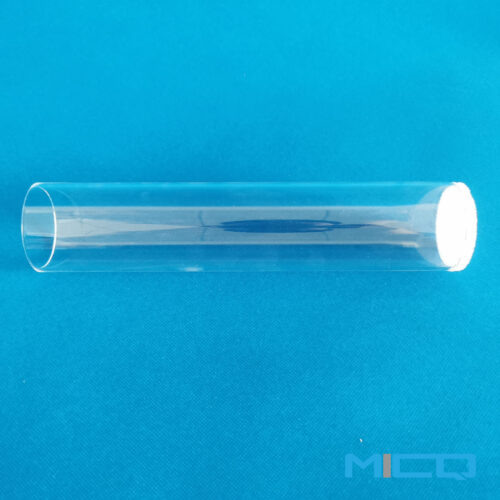 Fused Quartz Frit: Τηγανισμένος δίσκος συγκολλημένος στο άκρο του σωλήνα χαλαζία 3