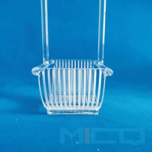 CNC Machined Quartz Glass Boat Wafer Carrier Custom Fabrication 2