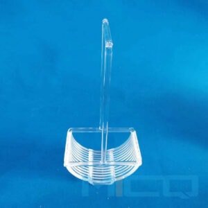 CNC Machined Quartz Glass Boat Wafer Carrier Custom Fabrication 5