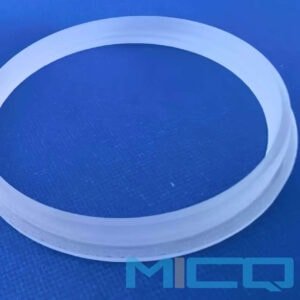Glass Quartz Ring Good Price for Quartz Tube Flange With Step 1