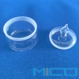 Custom Quartz Combustion Weighing Bottle with Varies Dimensions 3