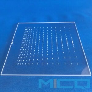 Custom Fabrication Laser Drilling Microporous Fused Quartz Plate