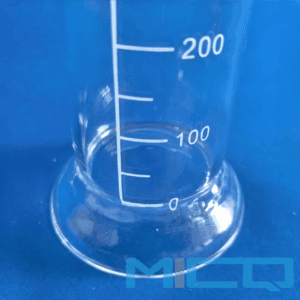Customized 1L Large Capacity Quartz Graduated Cylinder with Frosted Scale 2