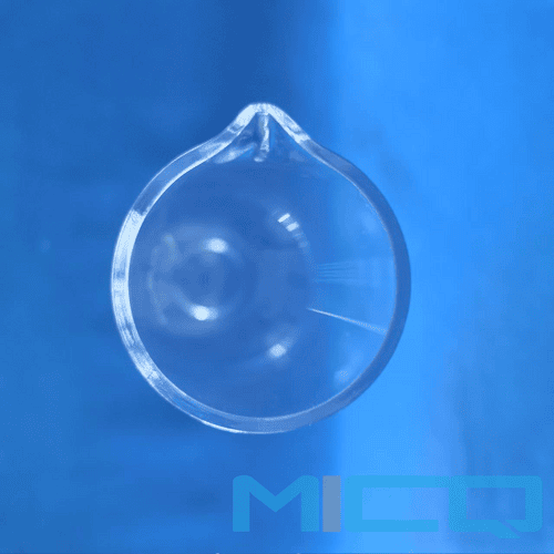 Customized 1L Large Capacity Quartz Graduated Cylinder with Frosted Scale 4