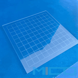 Custom Fabrication of Frosted Lines Quartz Plate 2