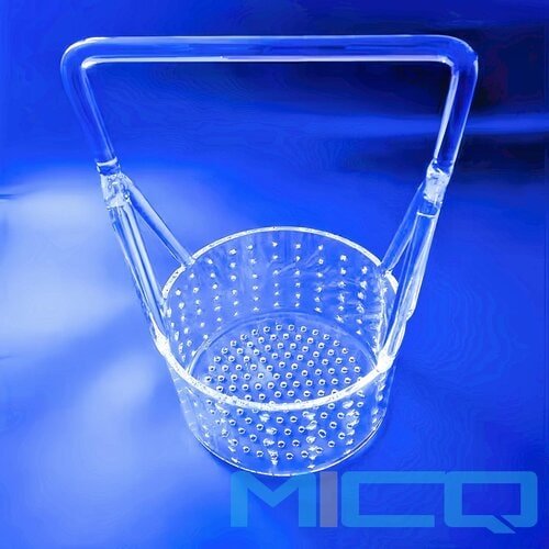 Fused Quartz Washing Tank Quartz Glass Wafer Cleaning Basket 1