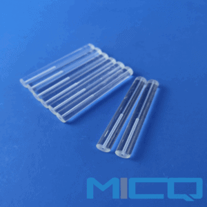 Quartz Glass Capillary with Bell Mouth for Threading Optical Fiber