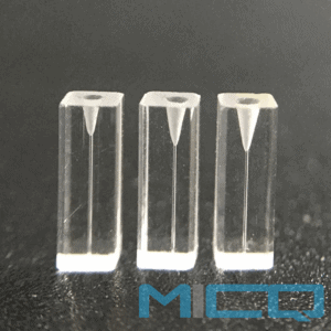 Quartz Glass Capillary with Bell Mouth for Threading Optical Fiber