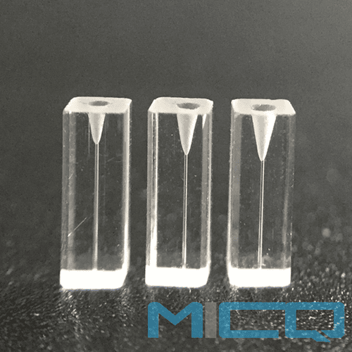 Quartz Glass Capillary with Bell Mouth for Threading Optical Fiber