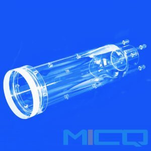 Custom Fused Quartz Glass Diffusion Tube for Semiconductor & Photovoltaic 1