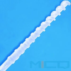 Custom Fused Quartz Silica Rod with Precision Machined Conical Threaded Tapered 2