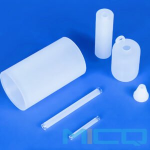 Custom Quartz Glass Chemical Acid Etching to Frosted Surface