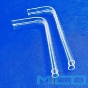 Custom Fabrication U-shaped Double Bore Quartz Tube 2