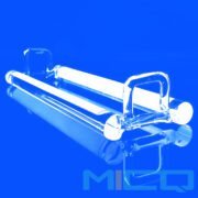 Custom Fused Quartz Rod Boats for Semiconductor Applications