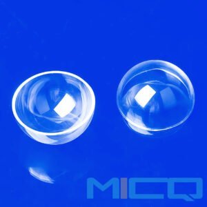 Fused Silica Quartz Spheres Custom-Made for UV Lamps & Sensors 1