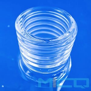 Custom Threaded Quartz Reagent Bottles with PTFE Caps 4