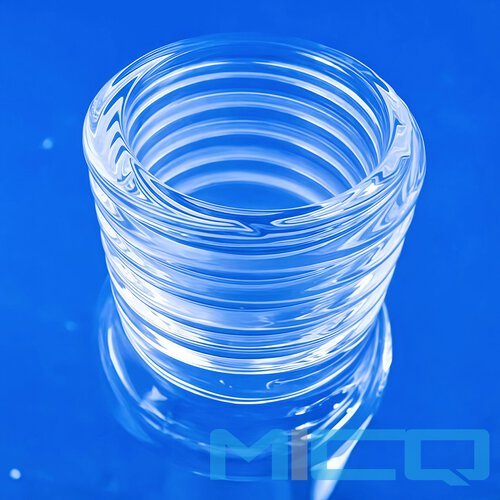 Custom Threaded Quartz Reagent Bottles with PTFE Caps 4