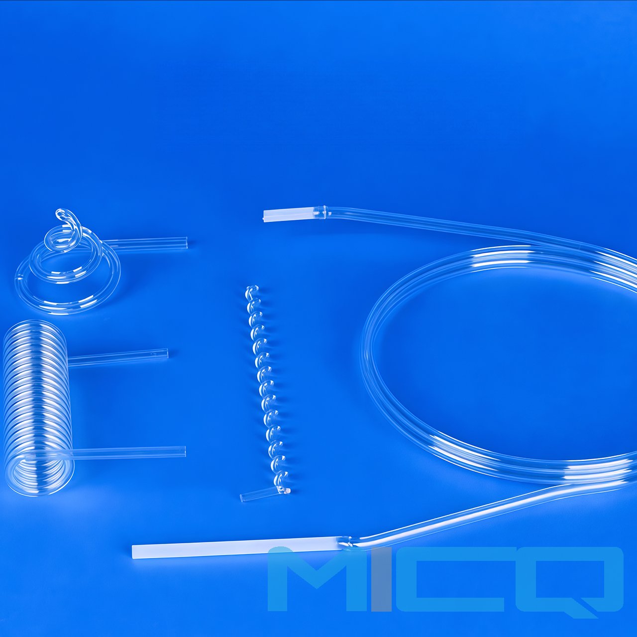 Custom Fabrication Quartz Glass Spiral Tubes in Various Special Shapes 1