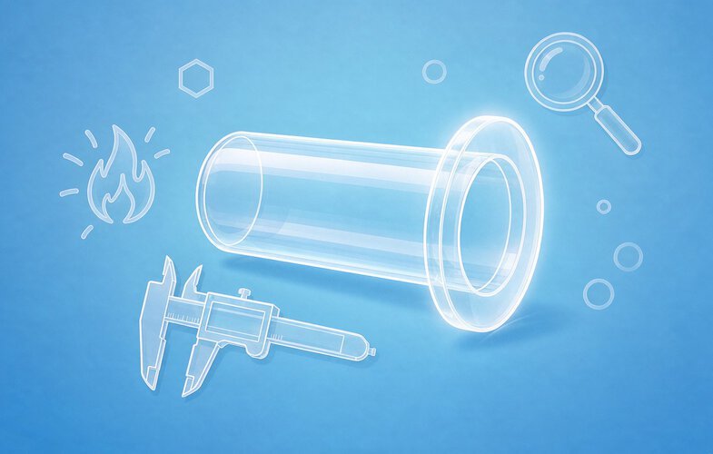Manufacturing Process and Quality Control of Quartz Flange Tubes